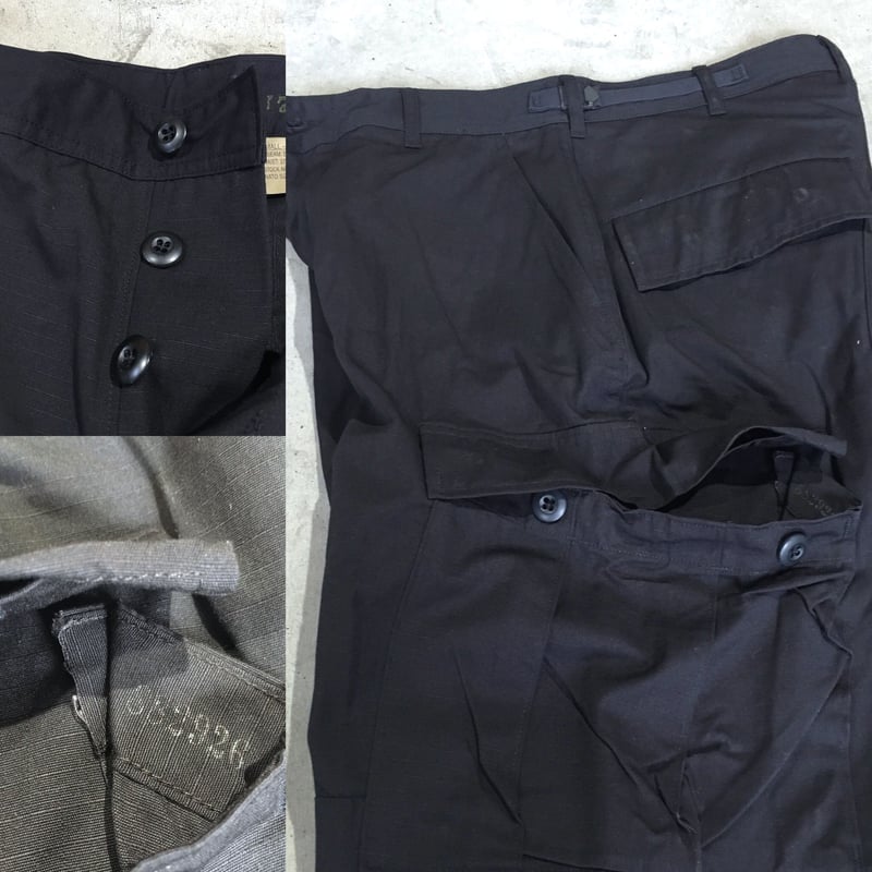 パンツ 97S US ARMY TROUSERS BLACK357 PANTS DEADSTOCK 97's US ARMY BDU CARGO PANTS 