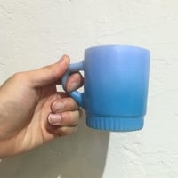 70s FIRE KING RIB BOTTOM MUG