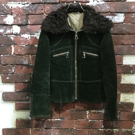 LADIES CORDUROY BOA JACKET