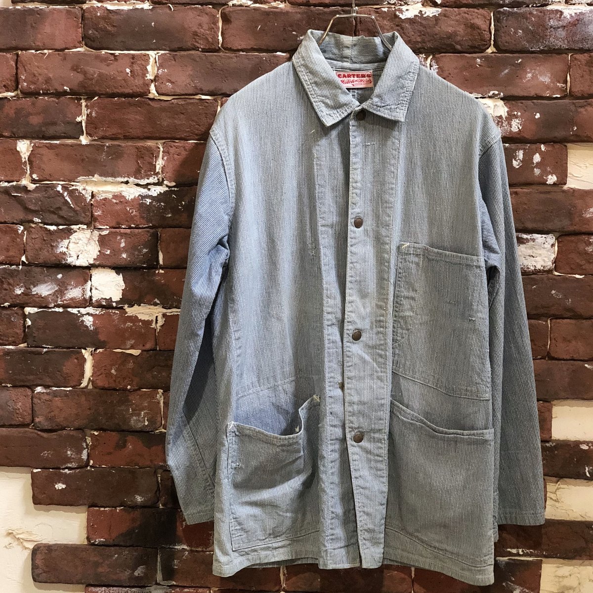 40s CARTER'S Watch the wear PIN STRIPE COVERALL 40s CARTER'S Watch the wear PIN STRIPE COVERALL