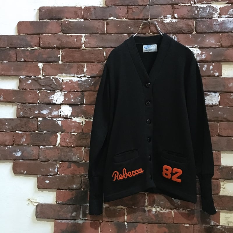 50-60s COLEMAN KNITTING MILLS LETTERED CARDIGAN