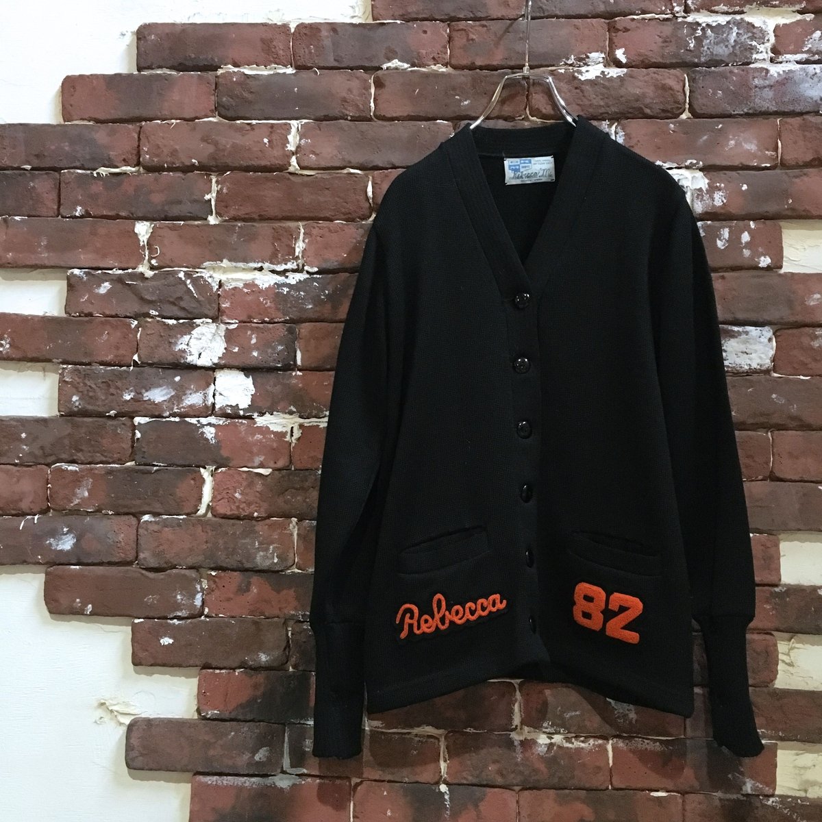 50-60s COLEMAN KNITTING MILLS LETTERED CARDIGAN 50-60s COLEMAN KNITTING MILLS LETTERED CARDIGAN