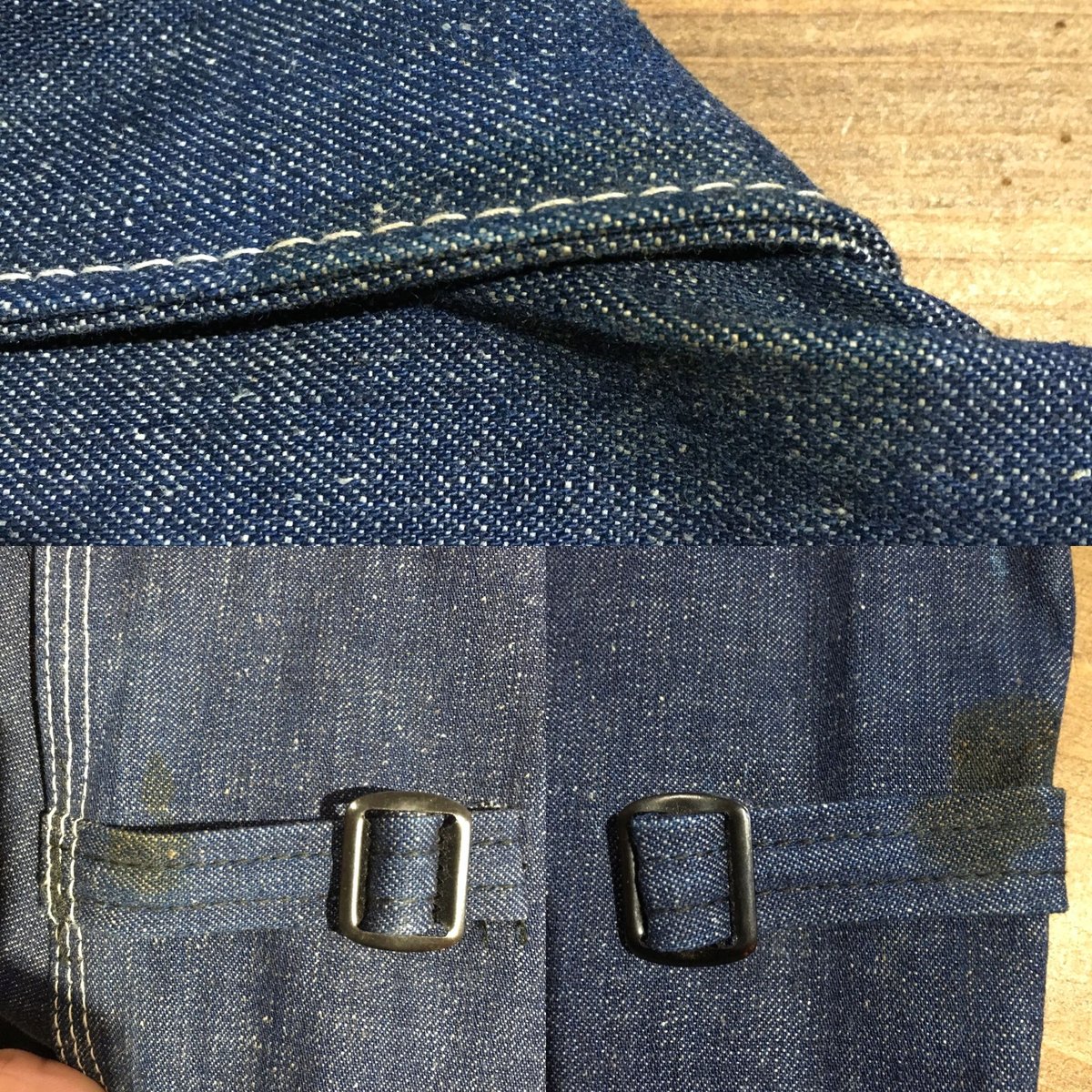 70's OSHKOSH B'GOSH DENIM WORK JACKET DEAD STOC