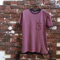 RALPH LAUREN BORDER POCKET TEE