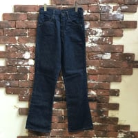 60-70s BRAND UNKNOWN DENIM FLAIR PANTS