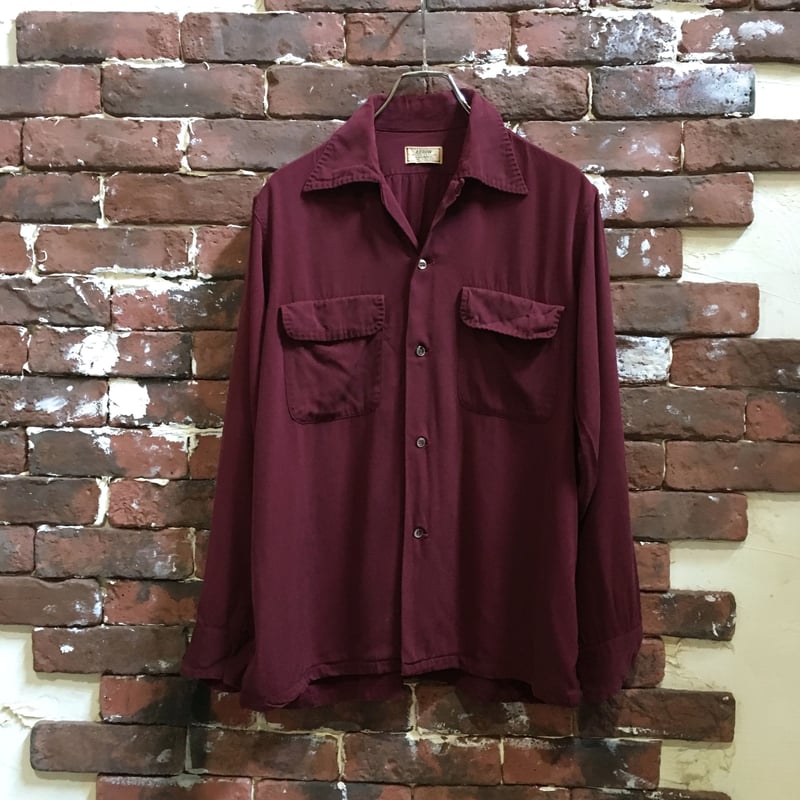 50s ARROW GABANARO RAYON SHIRT | wonderlust 50s ARROW GABANARO RAYON SHIRT | wonderlust