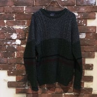 WOOLRICH WOOL BORDER KNIT