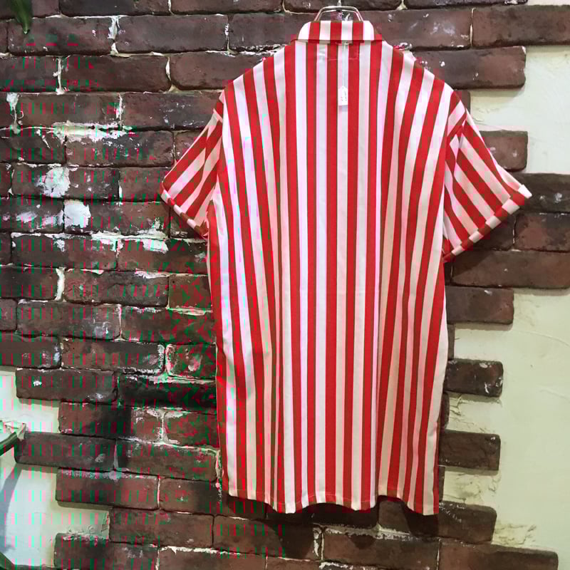 トップス 70s Angelica stripe cotton work shirt ANGELICA STRIPE WORK SHIRT | wonderlust