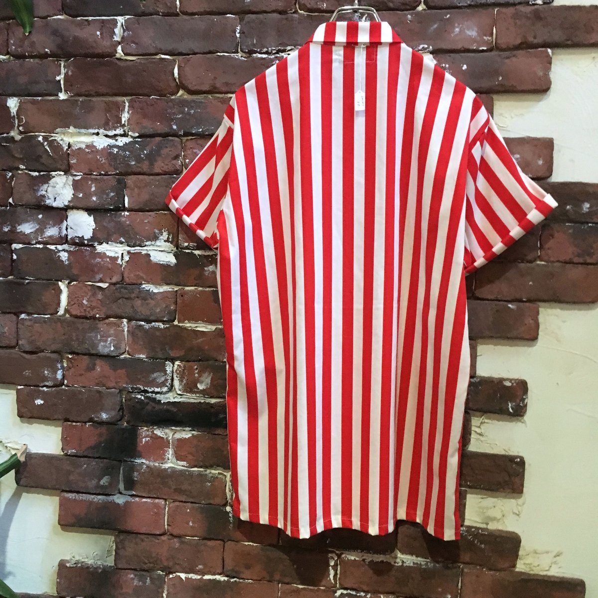 トップス 70s Angelica stripe cotton work shirt ANGELICA STRIPE WORK SHIRT | wonderlust