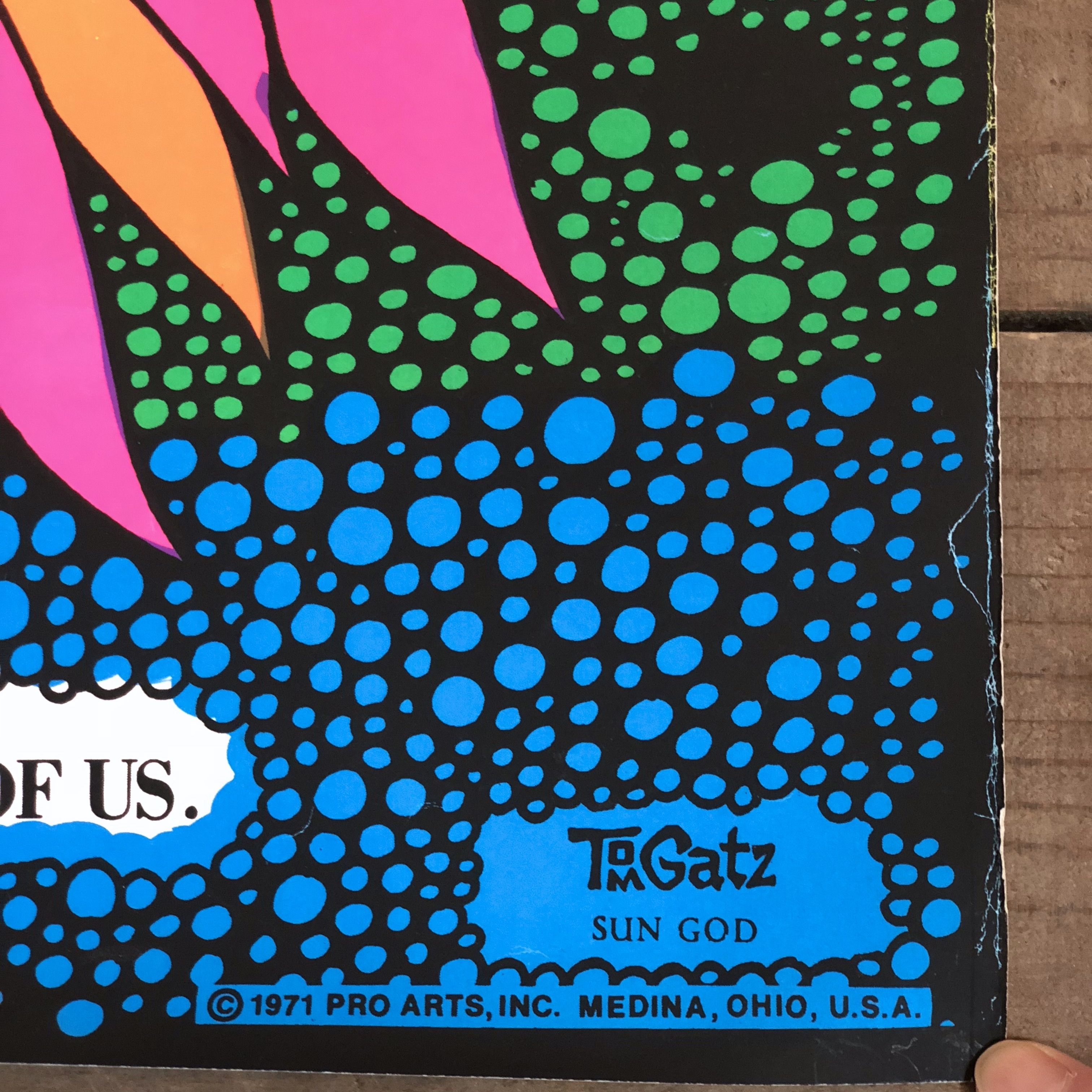 70s BLACKLIGHT POSTER | wonderlust