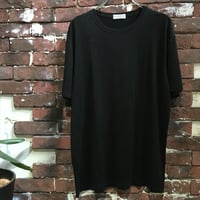 VERSACE BLACK PLAIN TEE
