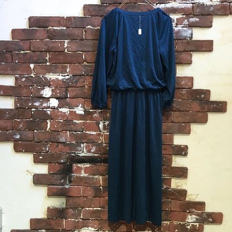 VINTAGE LADIES NAVY DRESS