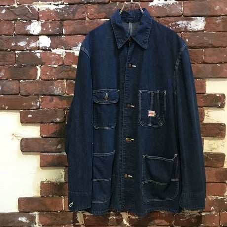 60S RED BALL DENIM COVERALL