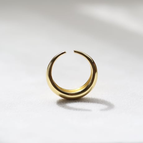Crescent earcuff(Ear&Ring/ゴールド）)【E47-332G】