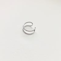 Twin Earcuff(シルバー）【E45-321S】