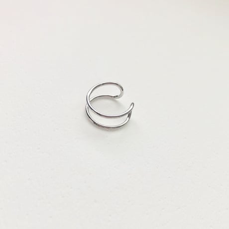 Twin Earcuff(シルバー）【E45-321S】
