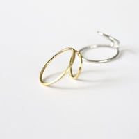 Double line Earcuff 毎日のイヤカフ　(gold/silver) 【E47-321S/G】