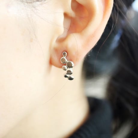 Bubble earrings (シルバー)
