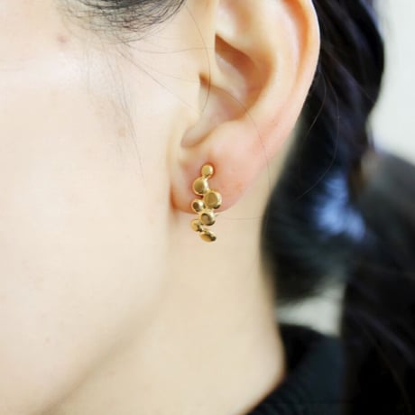 Bubble earrings (ゴールド)