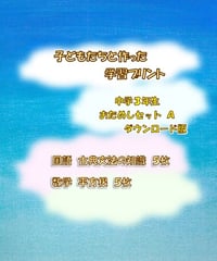 中学３年生　おためしセットA　国語と数学