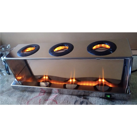 4連珈琲ワーマー（保温機）ドリッパー台付きイルミネーション・ろ紙台