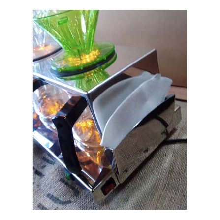 3連コーヒーワーマードリッパー台/イルミネーション付き