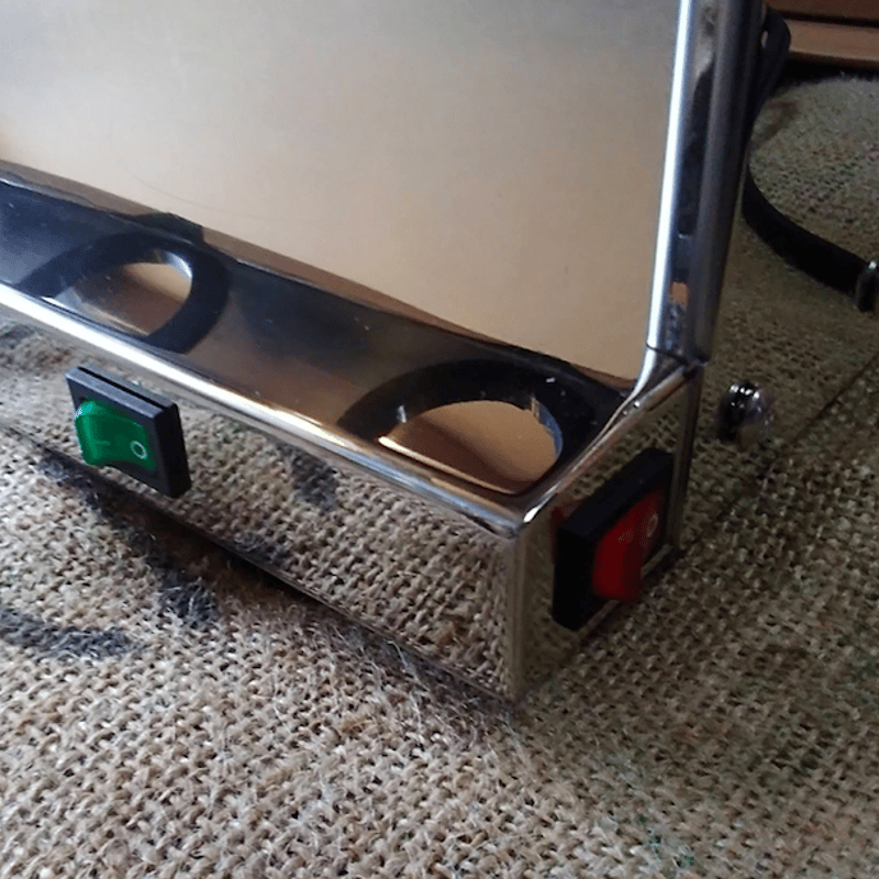 3連コーヒーワーマードリッパー台/イルミネーション付き