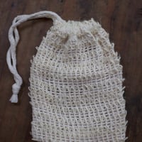 ソープポーチ/ soap bag / 100% ナチュラル / 石鹸袋 / 石鹸入れ / 天然麻 / ソープバッグ