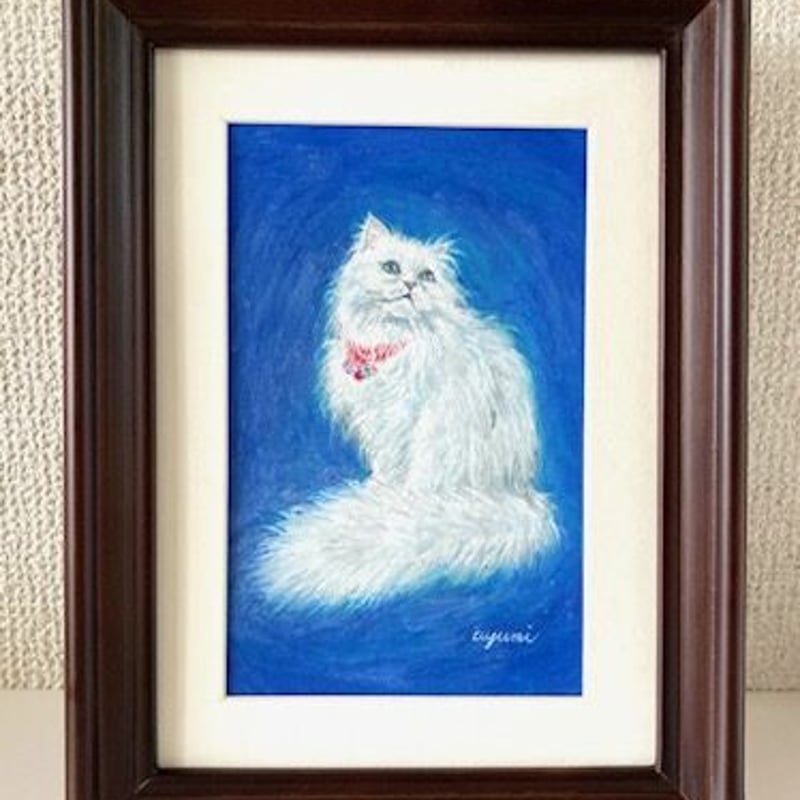 小さな猫の絵【チンチラシルバー】 | ANANDA