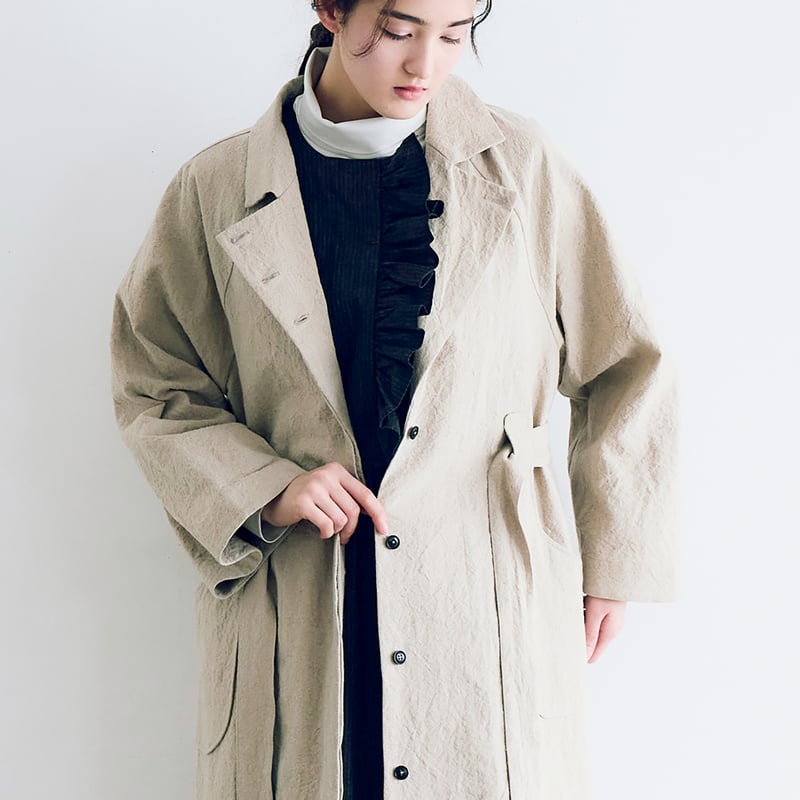 nori abe様FRAMEWORK コットンキャンバスコートベージュ 36 nori abe様FRAMEWORK コットンキャンバスコートベージュ 36