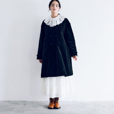 極美品　タグ付き　magari マガリ コットンウール　コートワンピース すっきりと見えるのに、 ゆったりとしたサイズ感がうれしい コットン