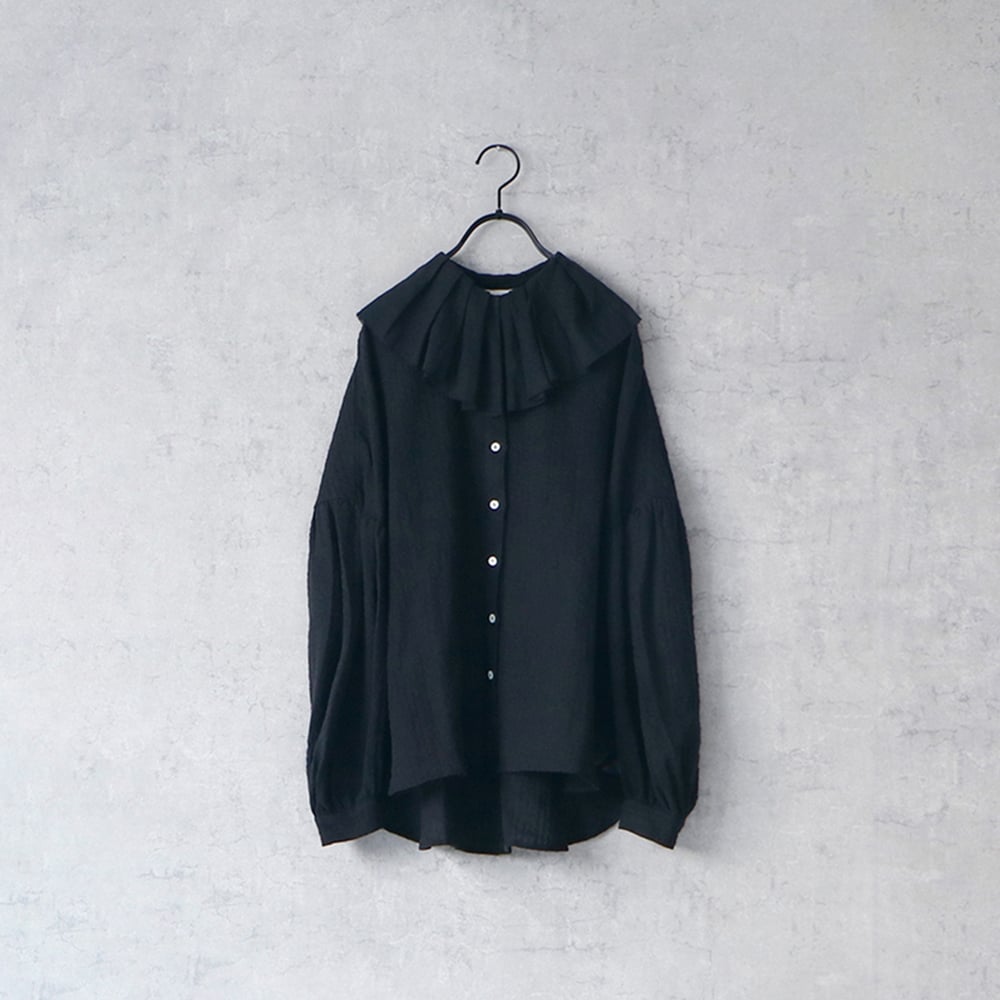 ✨美品✨MAGALI コットンダンテルフリルブラウス ストライプ ギャザー 上品 MAGALI ストライプコットンサイドボタンブラウス – SAKURA CAFE