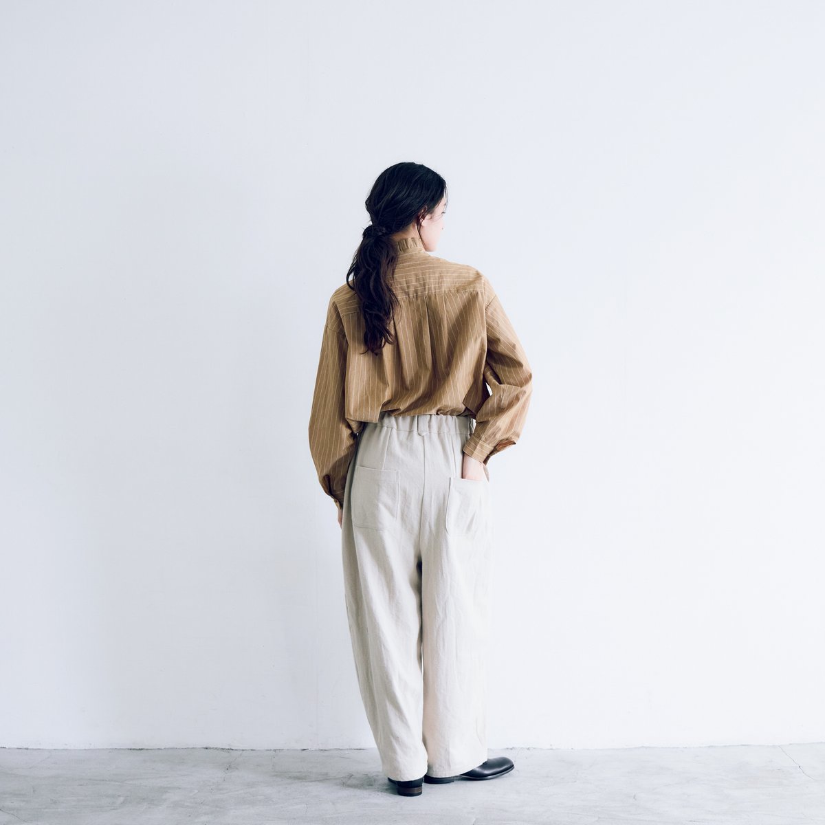 完売しました＞オーガニックコットン・マリンパンツ／オートミール