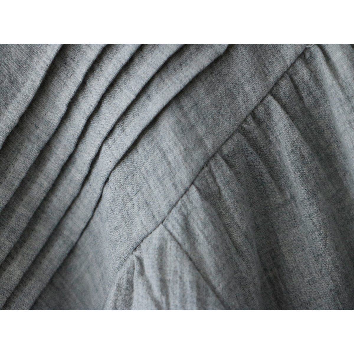 ダブルクロスコットン・クラシック・プルオーバー／ヘザーグレー