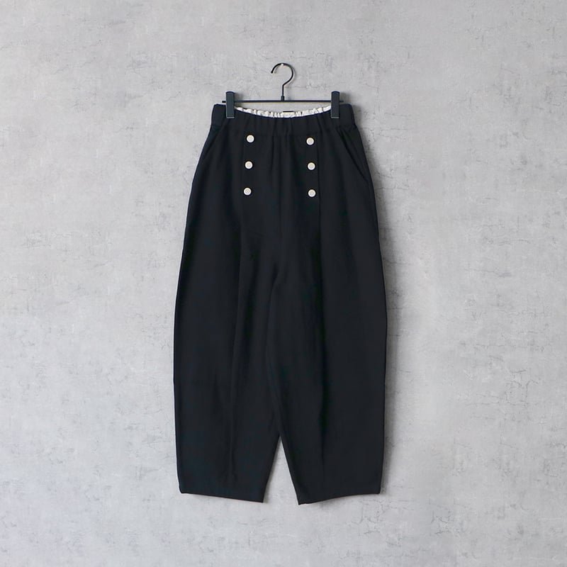 オーガニックコットン・マリンパンツ／ブラック | MAGALI