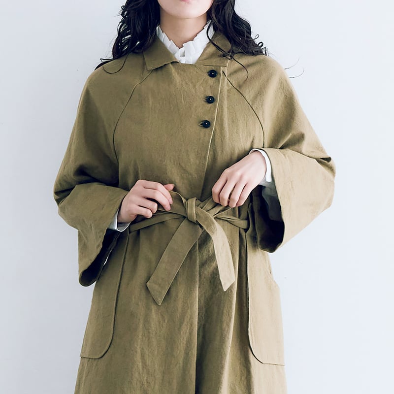 希少 MARNI 上質 コットン リネン 七分袖 デザイン トレンチコート 希少 MARNI 上質 コットン リネン 七分袖 デザイン トレンチコート