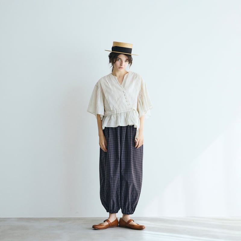 mimi&roger カシュクールブラウス Maeve Short-Sleeve Collared Mini Shirt Dress | Anthropologie