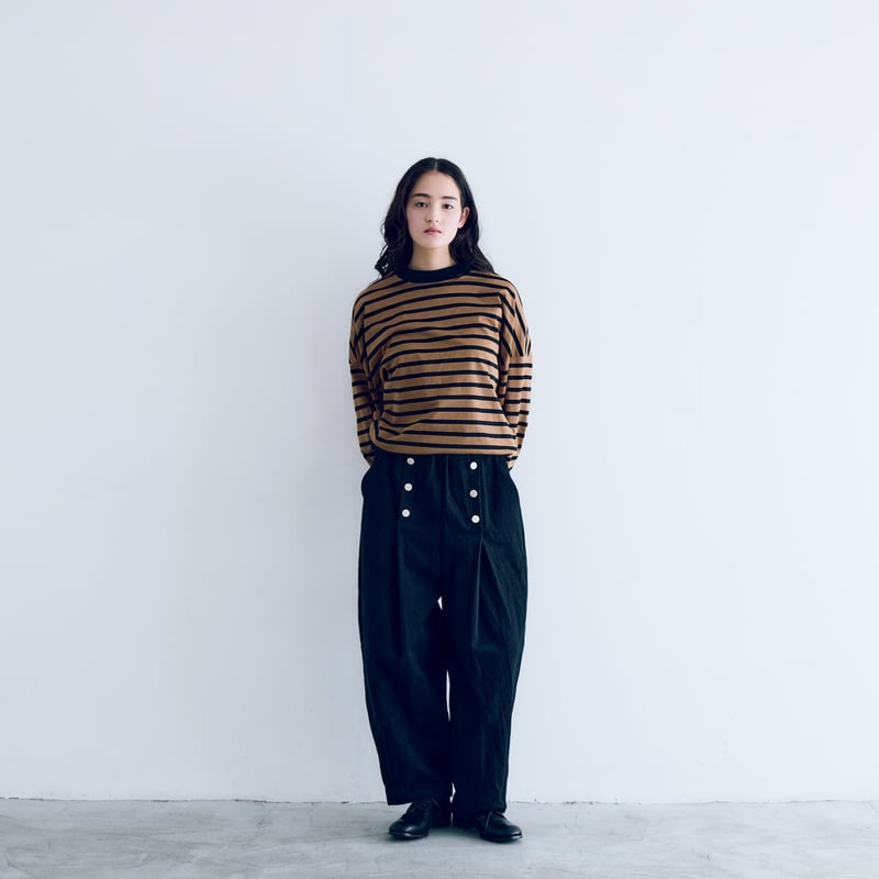 オーガニックコットン・マリンパンツ／ブラック | MAGALI