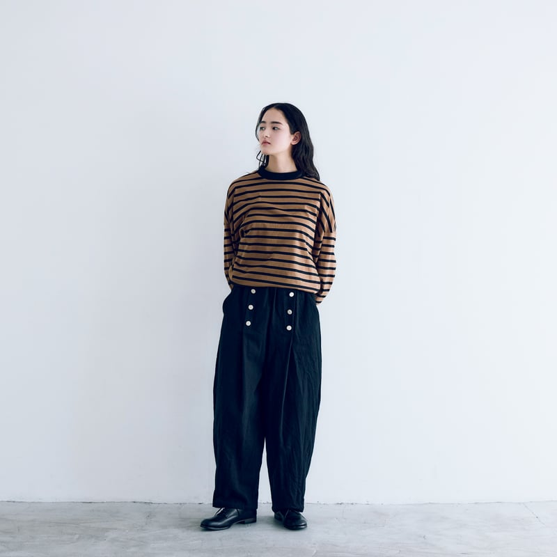 オーガニックコットン・マリンパンツ／ブラック | MAGALI