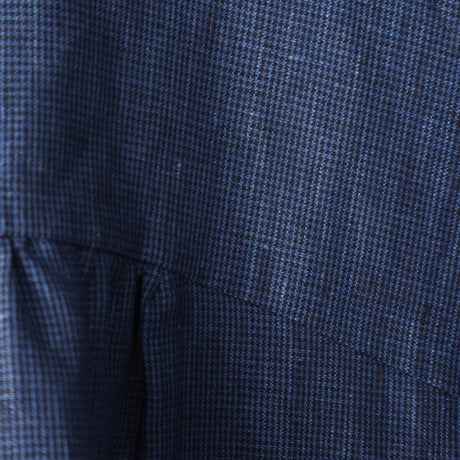 Indigo linen roomy blouse  インディゴリネン・ルーミーブラウス／ネイビー