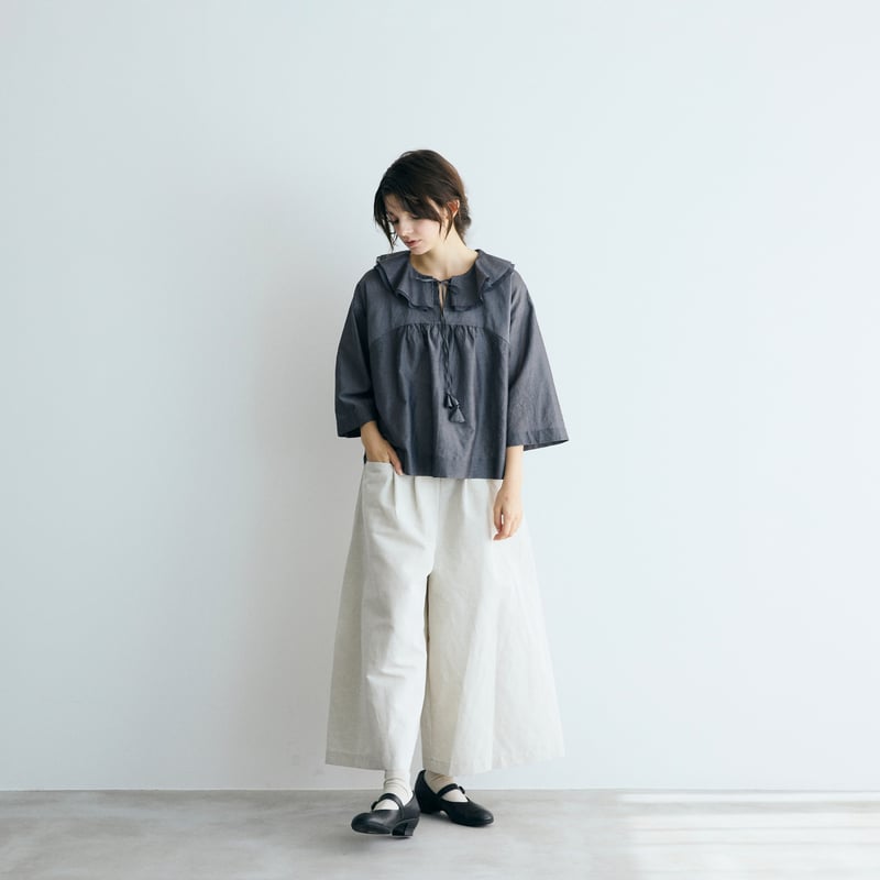 エムズグレイシー シルク混 フリルカラー ブラウス シャツ M'S GRACY（シャツ/ブラウス(長袖/七分)）のフリマアイテム一覧