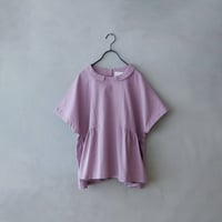 コットンドビー・ウエストギャザープルオーバー／パープル