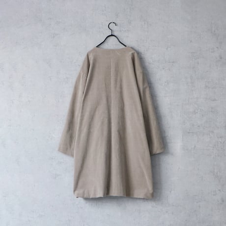 オールドヴィンテージコットン・ダブルボタンコート／ベージュ
