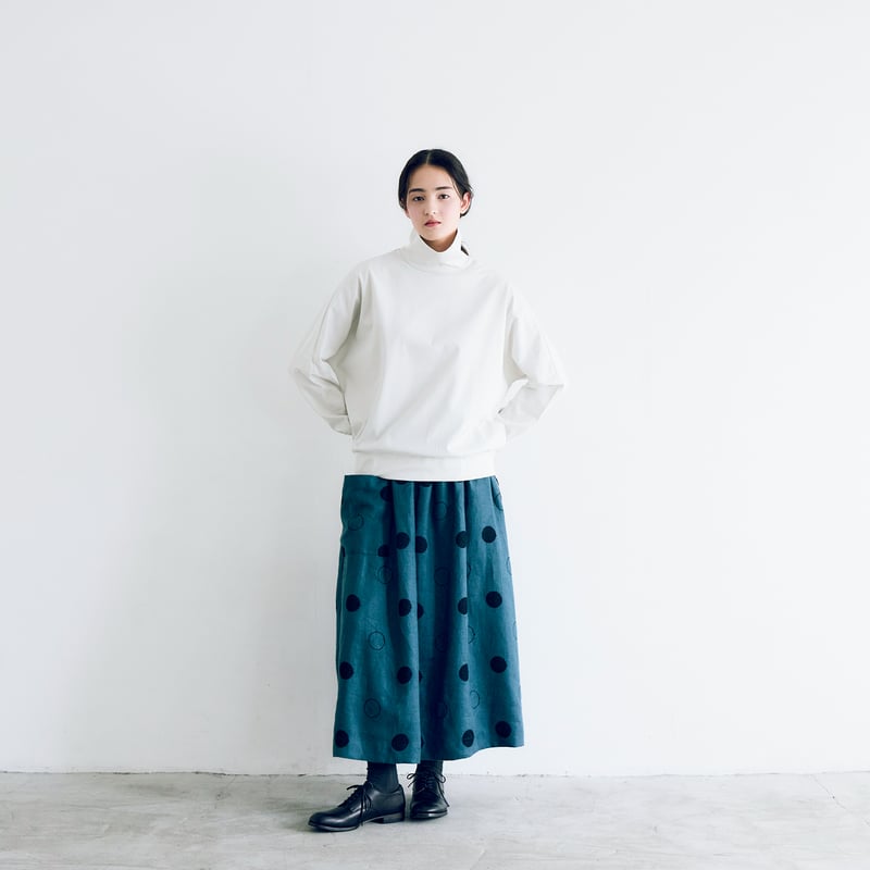 ハイゲージコットン・タートルカットソー／オートミール | MAGALI