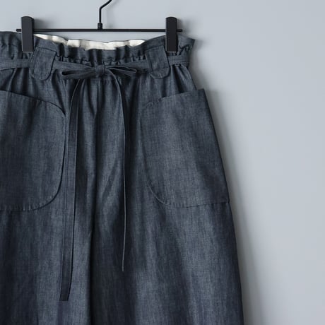 ＜WEB限定販売＞Indigo cotton long pants  インディゴコットン・ロングパンツ／デニム
