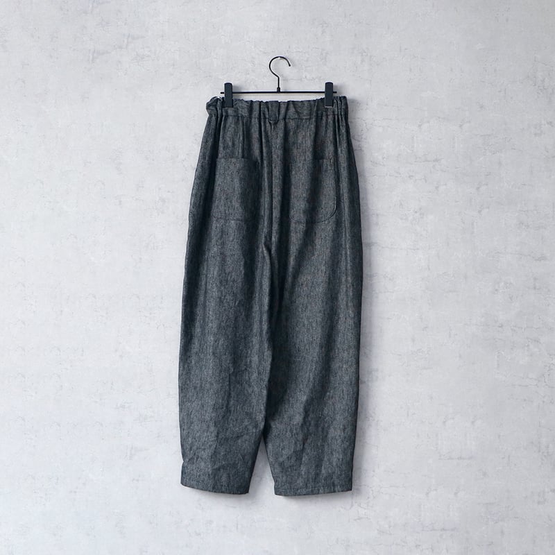 コットンリネンデニム・マリンパンツ／ネイビー | MAGALI