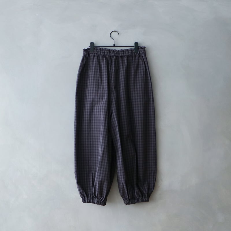完売しました＞ウォッシュドコットン・バルーンギャザーパンツ