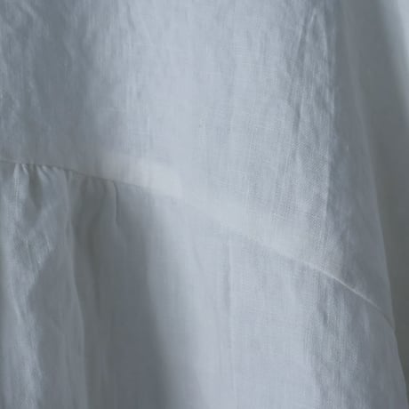 French linen roomy blouse  フレンチリネン・ルーミーブラウス／オフホワイト