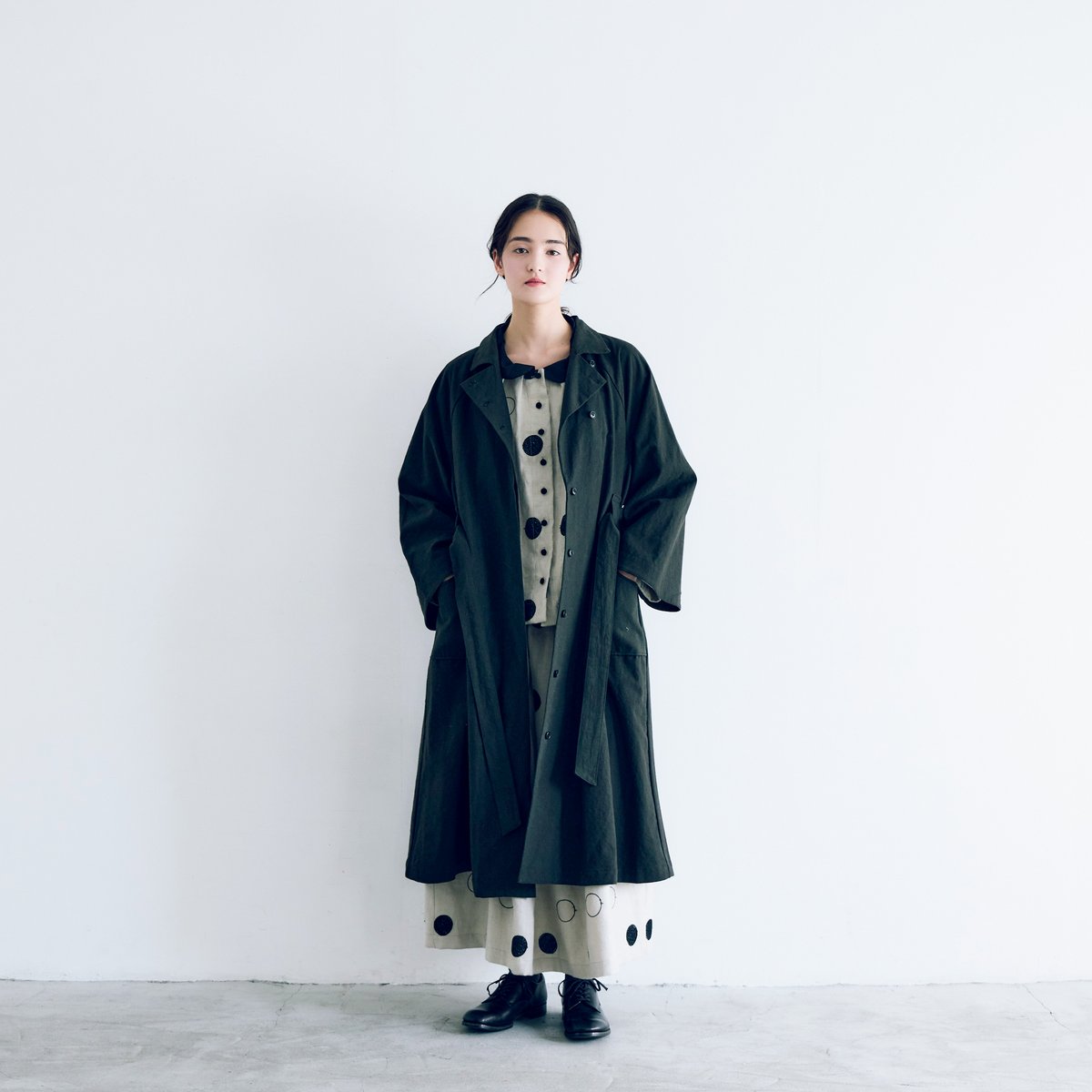 MAGALI　トレンチコート　ロングコート 楽天市場】セール【40%OFF】MAGALI マガリ コットンリネン