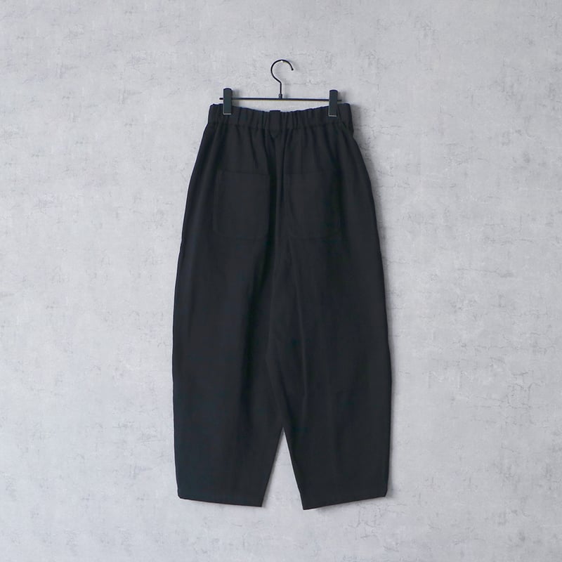 着画】Ets.MATERIAUX マリンパンツ 黒 着画】Ets.MATERIAUX マリン